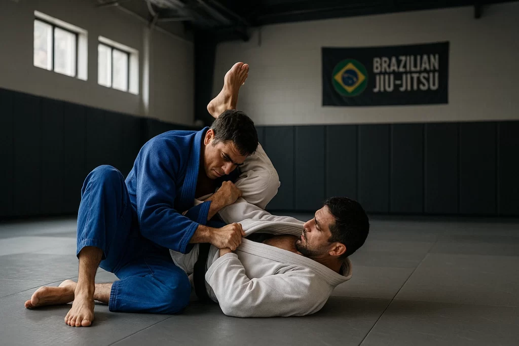 Brazilian Jiu Jitsu cover illustration