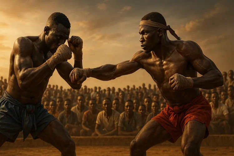Dambe Nigerian Warrior Dambe Cover illustration