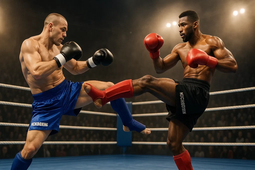 Kickboxing Low Kick Cover illustration