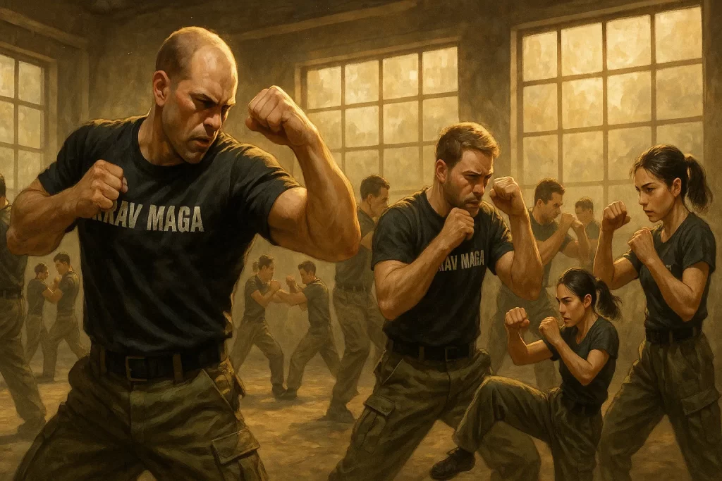 Krav Maga Israeli Krav Maga Association Cover illustration