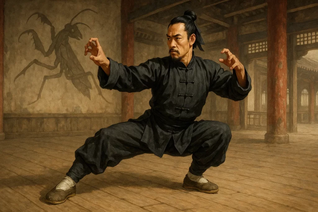 Kung Fu Praying Mantis Cover illustration