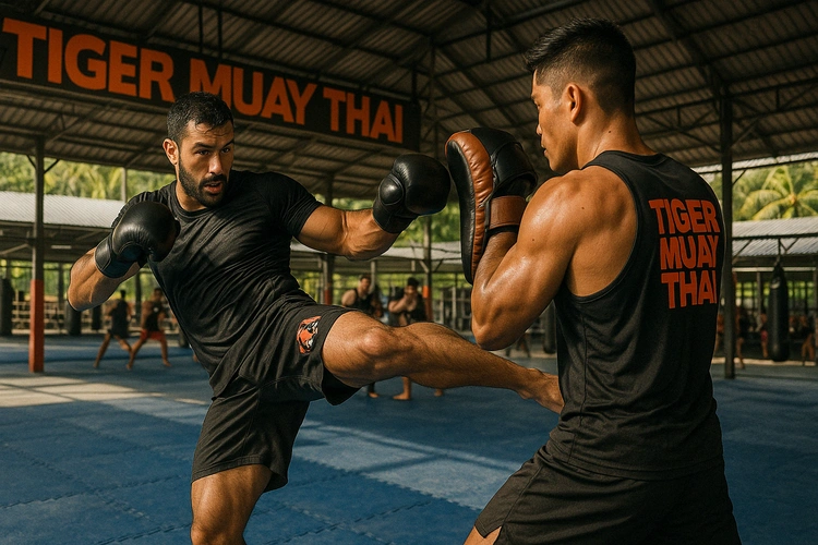 MMA Tiger Muay Thai Cover illustration