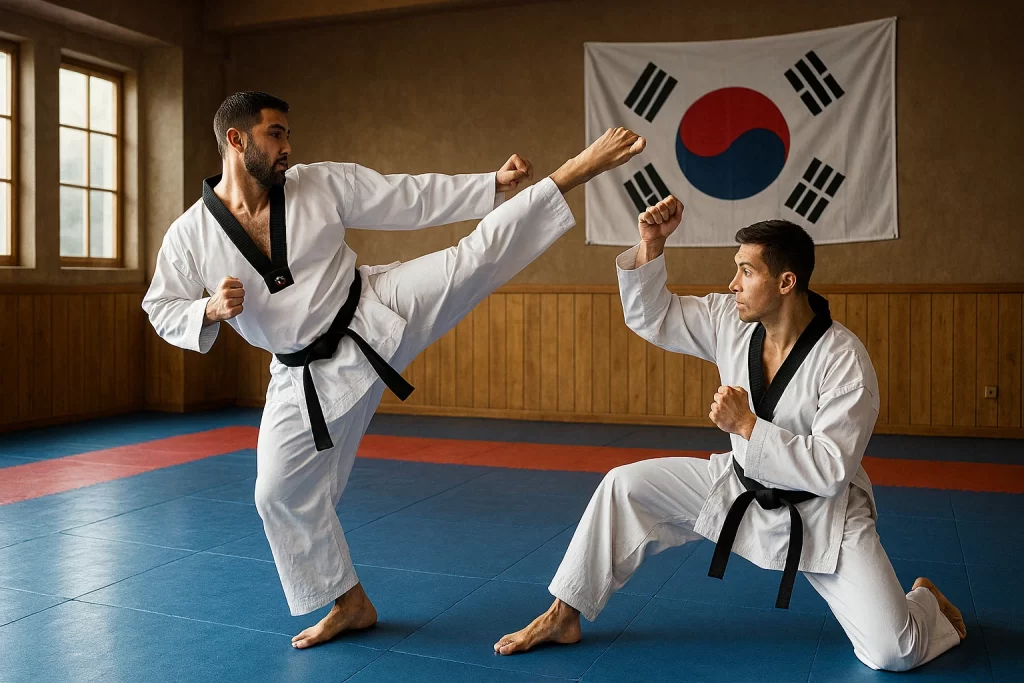 Taekwondo cover illustration