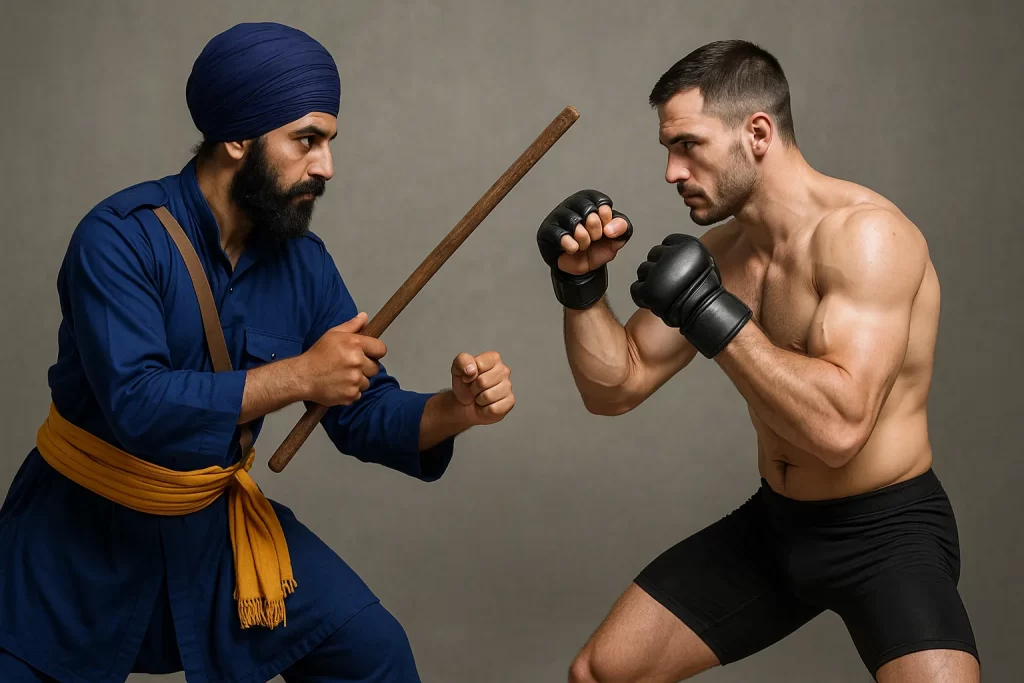 Gatka Compared to MMA and Traditional Arts inner