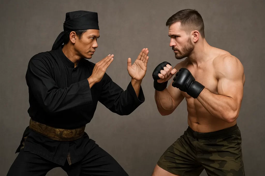 Silat Compared to MMA and Traditional Arts New