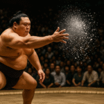 Sumo Rituals Salt Throwing