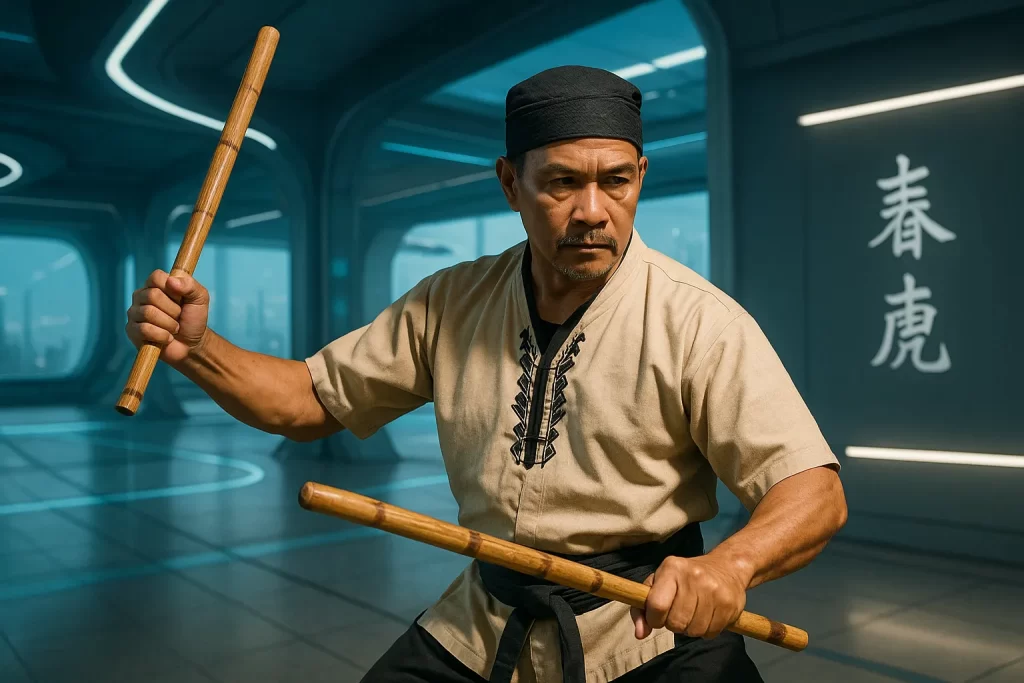 eskrima traditional futuristic dojo