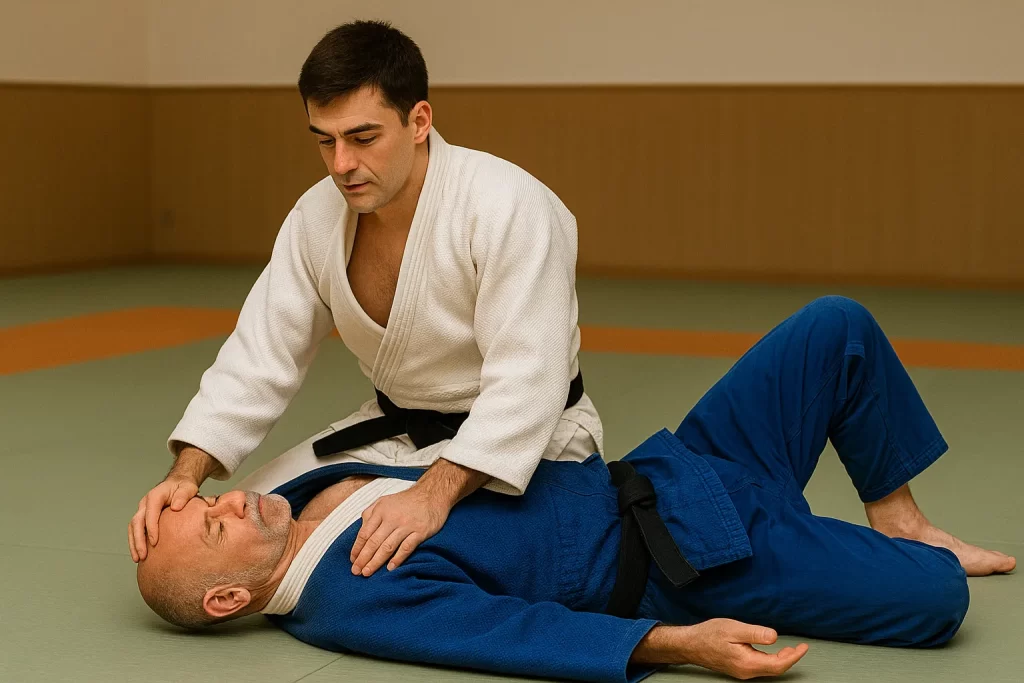 judo groundwork finish