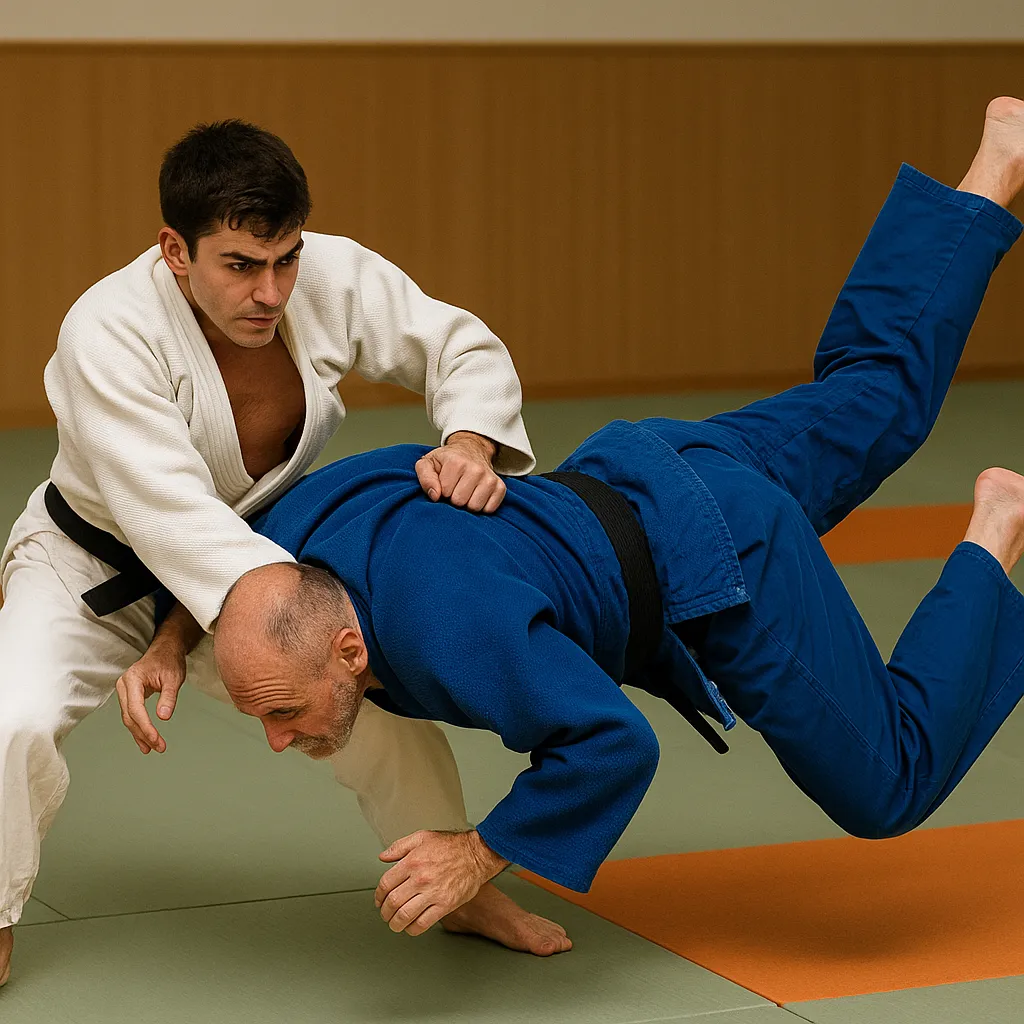 judo throw moment