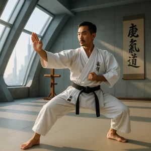 karate creativity futuristic dojo