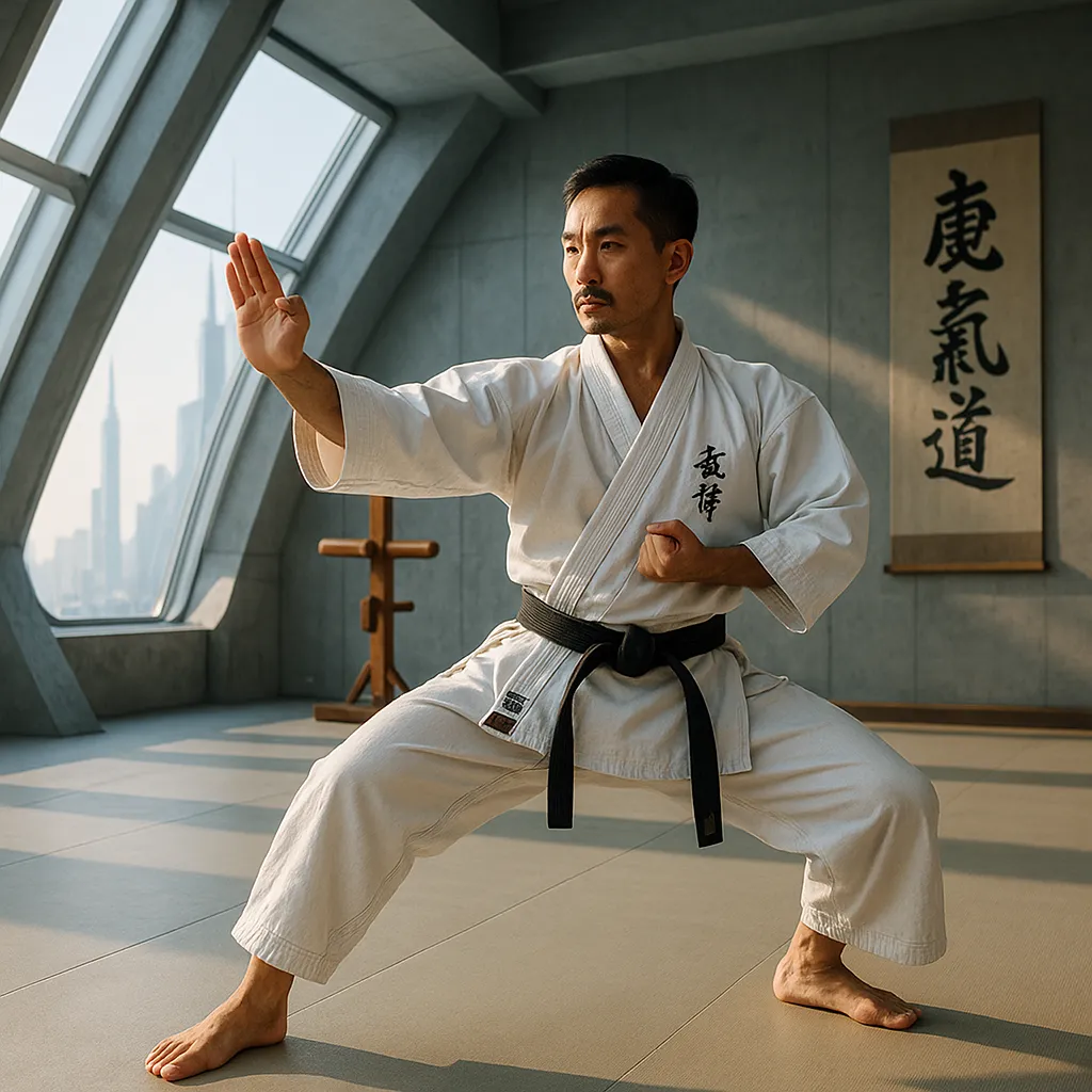 karate creativity futuristic dojo