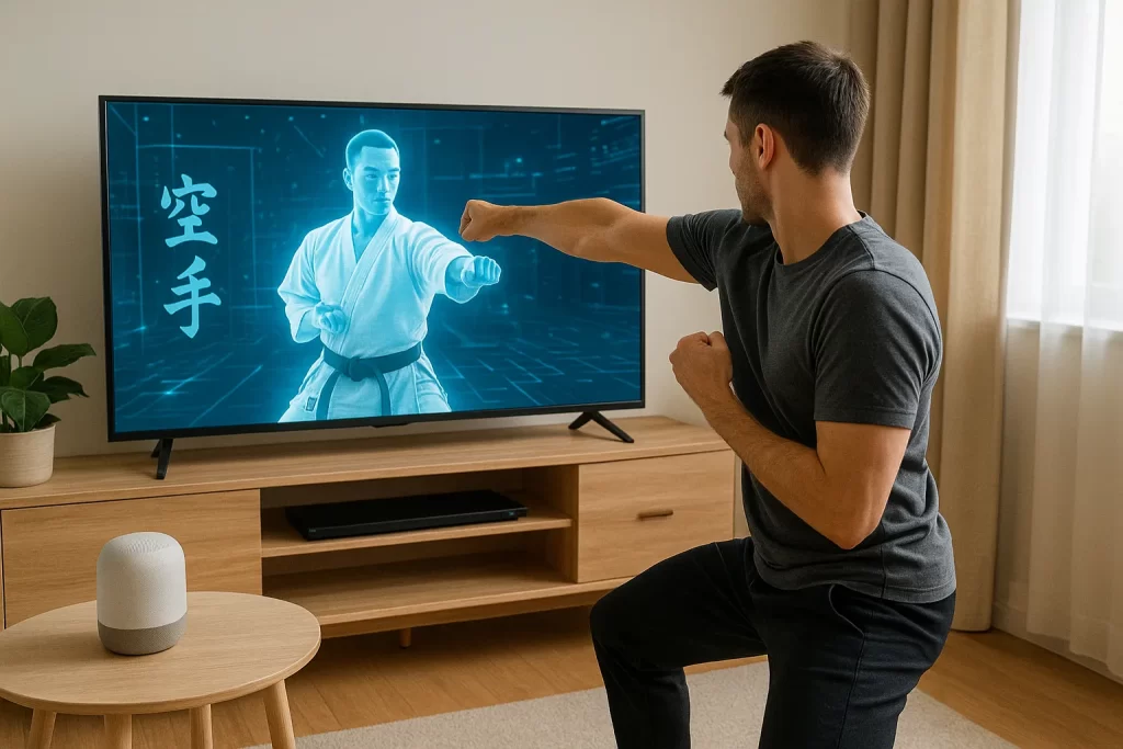 karate modern virtual training
