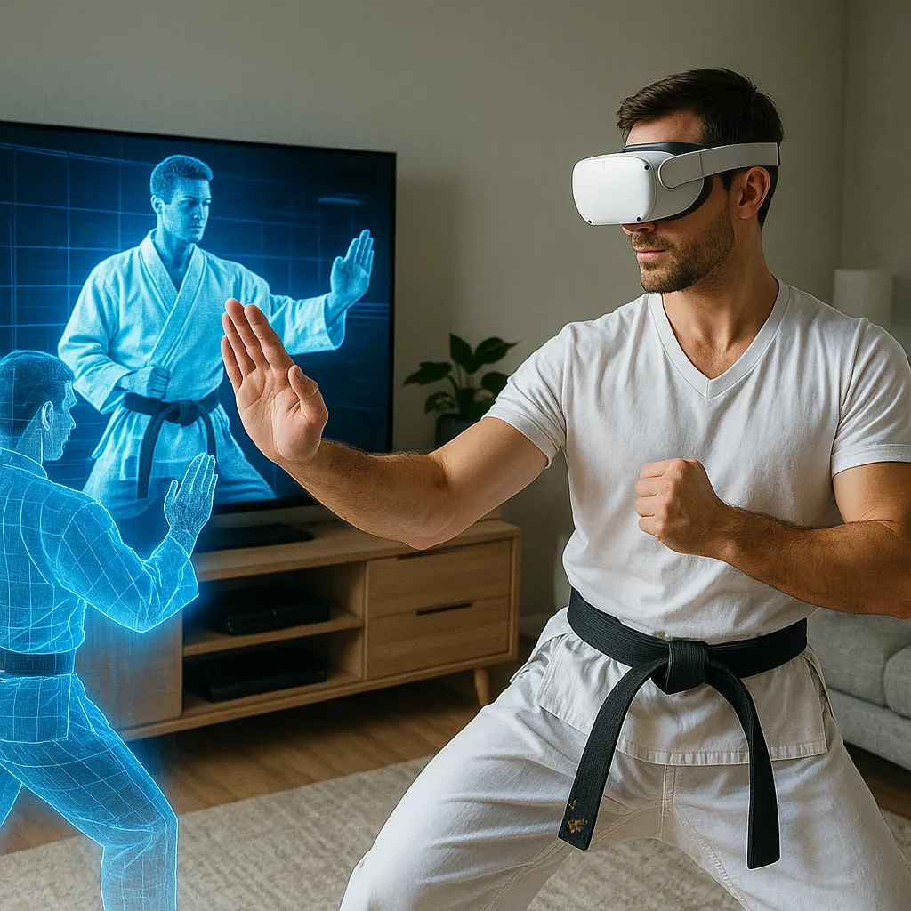 taekwondo modern home vr training