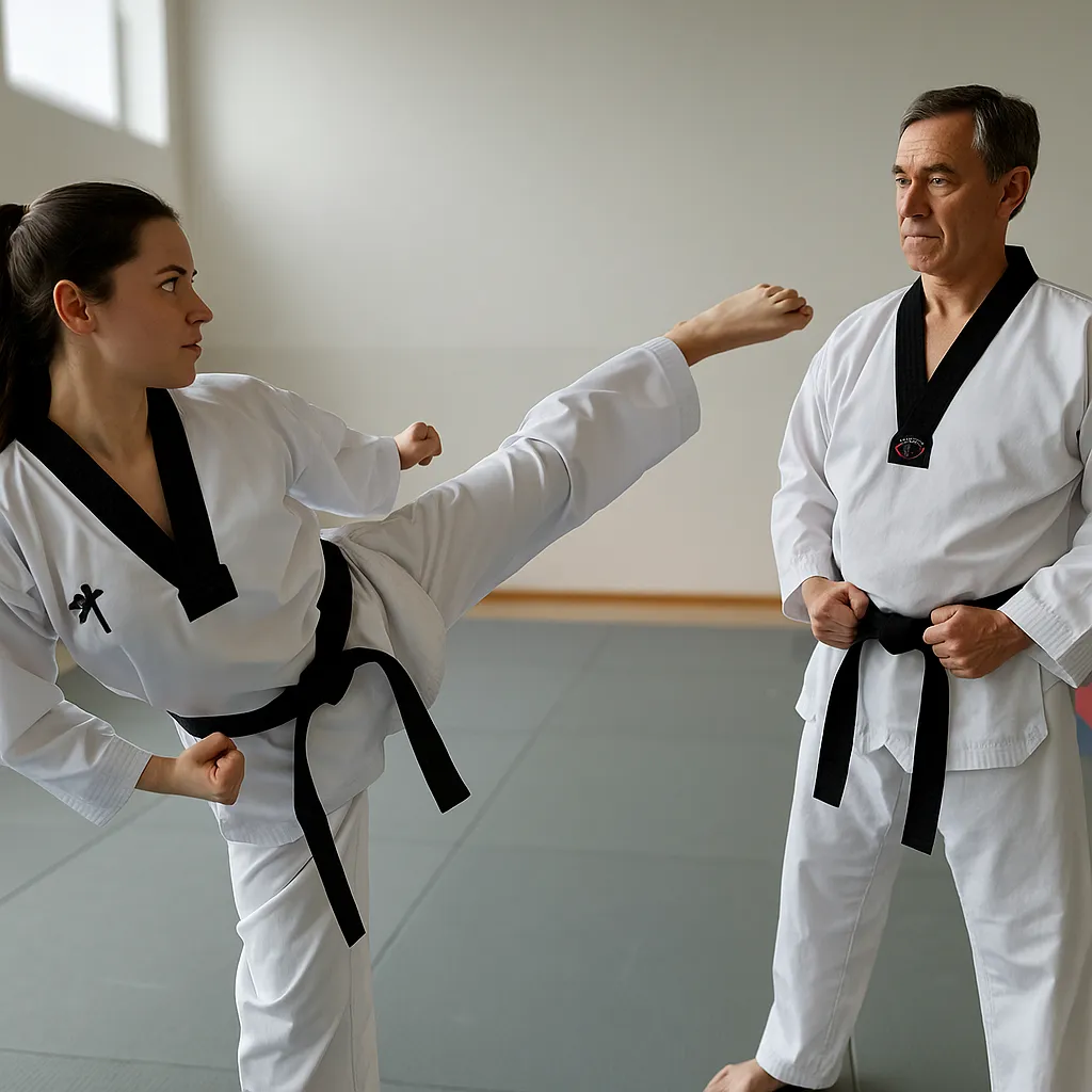 taekwondo practice dojang