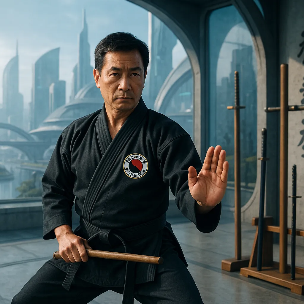 traditional hapkido in futuristic dojang