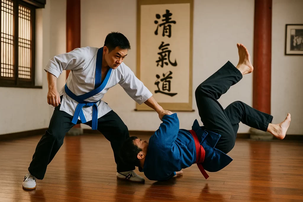 featured shuai jiao throw