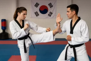 featured taekwondo sparring