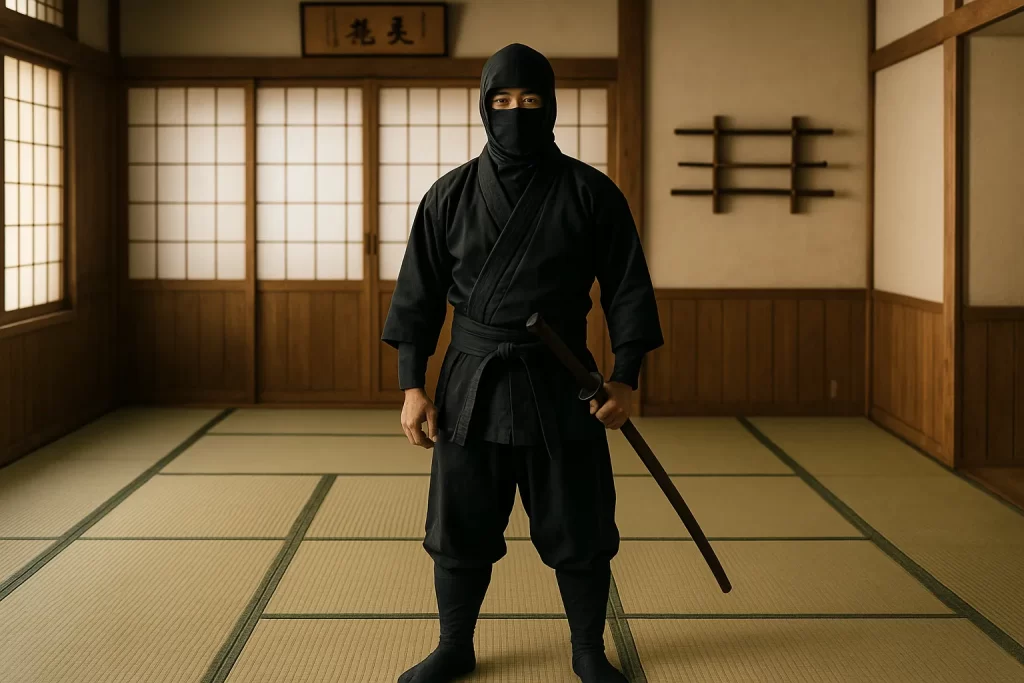 ninjutsu dojo practitioner