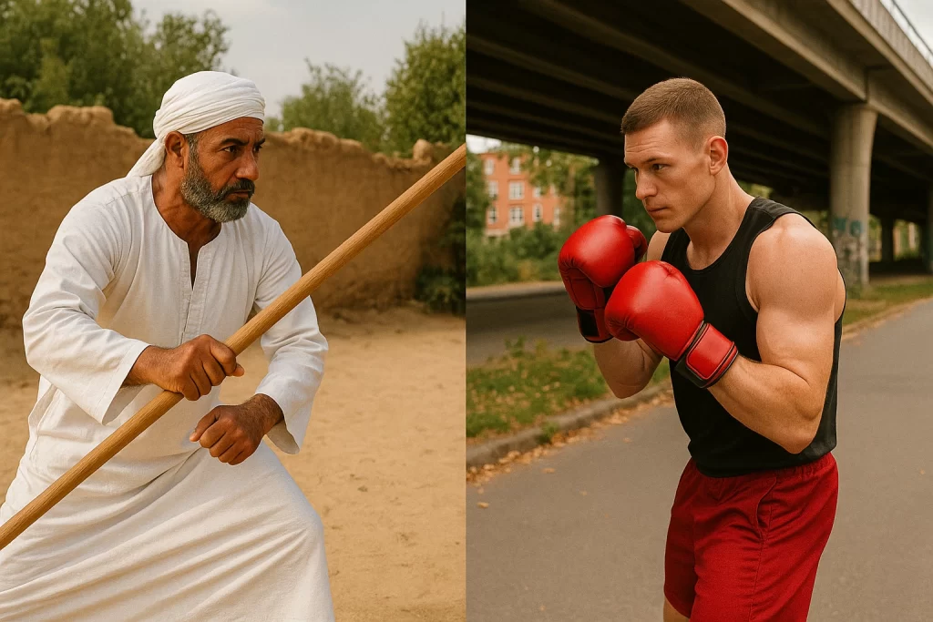 tahtib boxing daily life